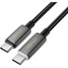 Acefast - Data Cable (C23-03) - USB-C To USB-C, Smart Power-Off, 60W Fast Charge, Braided cable, 1.2m - Black