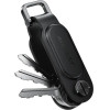 Acefast - Keychain Tracker (S4) - Apple ''Find My'', Pu Leather, Secure Metal Clip - Black