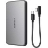 Acefast - Magnetic Wireless Power Bank - With Type-C Cable, MagSafe, Ultra-thin, 2x USB-C, LED, 5000mAh, 20W - Black - (M30)