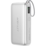 Acefast - Power Bank (M32) - With Telescopic Cable, Type-C, Fast Charge, PD35W, 10000mAh - Silver