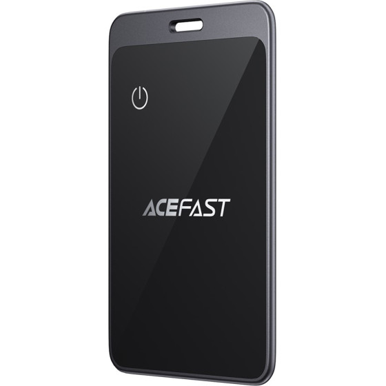 Acefast - Smart Finder Card Tracker (S3) - Ios Compatibility, Bluetooth, IP68, Ultra-Thin, 3-Month Battery - Metal Gray
