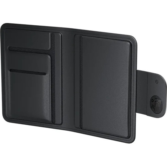 Acefast - Smart Passport Cover (S6) - Apple ''Find My'', Built-In Tracker, Slim Design, Pu Leather - Black