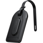 Acefast - Smart Tracker (S5) - Stylish Faux Leather Tag, For Luggage, Bt 5.4, Findmy Network, MFi, CR2032 Battery - Black