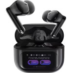 Acefast - Wireless Earbuds (W6) - ANC, Ai ENC, Smart Display, Gaming Mode, BT5.4 - Black