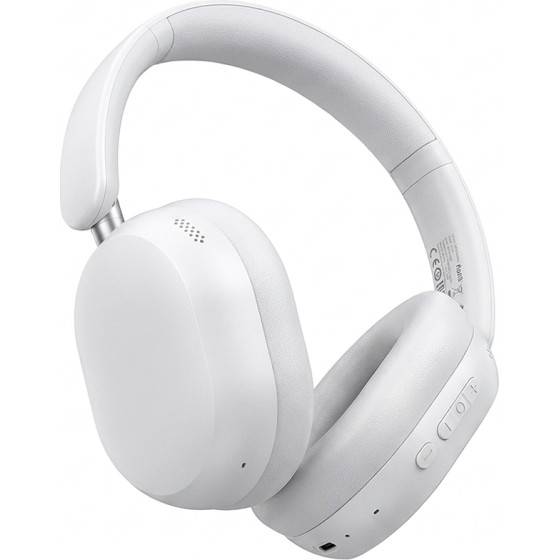 Acefast - Wireless Headset (H12) - 4-Mic Hybrid ANC, 40mm Hi-Fi, Bt 5.4, Game Mode, Bass Boost, Hd Mic - White