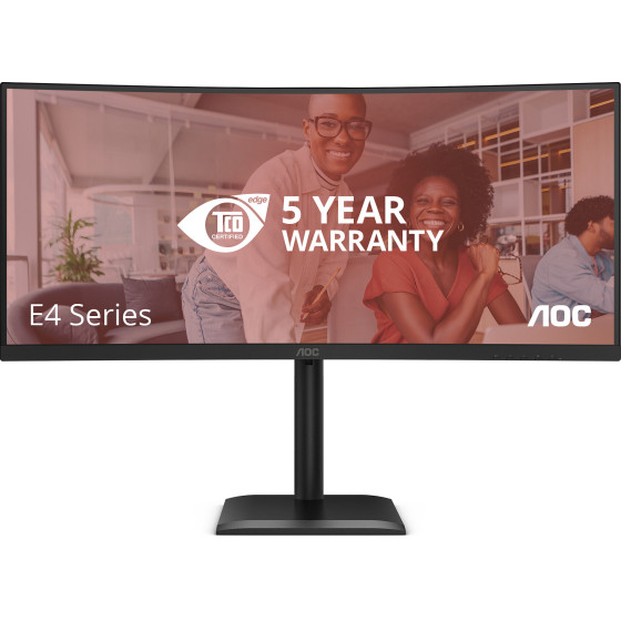 AOC 86,0cm (34'') 21:09 2xHDMI+DP+USB-C Curved Blk - (CU34E4CV)