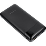 Charmast Powerbank W2089 PD3.0 3A 22,5W 20000 Mah With built-In Cables Usb A / Usb C / Lightning / Micro Usb black