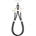 Sbox Cable TYPE-C To TYPE-C Lanyard 1.5M Black - (TYPE-C-LANYARD-1.5M-B)