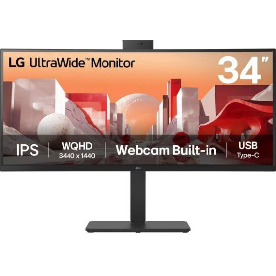 LG Led 34BA85QE Curved Qhd Ips Cam 34'' - (34BA85QE-B)