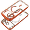 Case For Iphone 17 Pro Electro Mag Cover Compatible With Magsafe Orange OEM