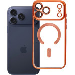Case For Iphone 17 Pro Max Electro Mag Cover Compatible With Magsafe Orange OEM