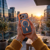 Case For Iphone 17 Pro Max Electro Mag Cover Compatible With Magsafe Orange OEM