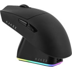 Ajazz AJ139P V3 Mc - Wireless Gaming Mouse - 1K, Magnetic Charging Dock, Black - (AJ139P-V3-MC-BK)