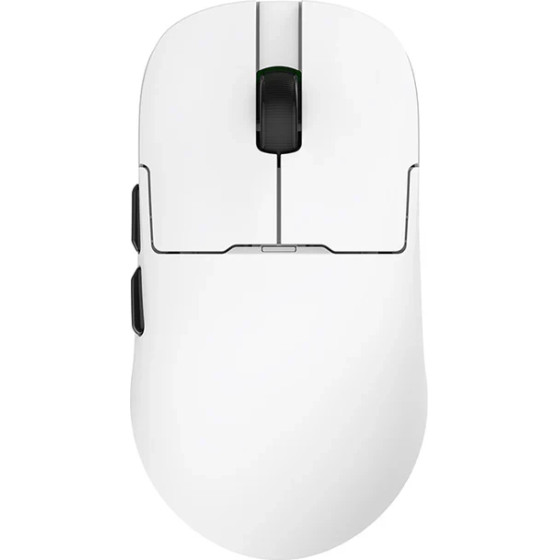Ajazz AJ159P Mc - Wireless Gaming Mouse - 1K, Magnetic Charging Dock, White - (AJ159P-MC-WH)