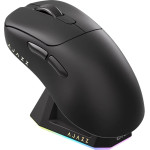 Ajazz AJ179 Pro - Wireless Gaming Mouse - 8K, Magnetic Charging Dock, Black - (AJ179-PRO-BK)