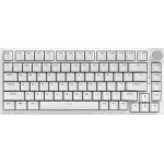 Ajazz Gaming Mechanical Keyboard AK820 - Blue Switches [Tactile] (English US), White, Blue Light - (AJ-AK820-BS-WH-DIY)