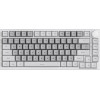 Ajazz Gaming Mechanical Keyboard AK820 - Mille Feuille Yellow Switches [Linear] (English US), White Gray, White Light - (AJ-AK820-MF-YS-WG)