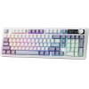 Ajazz Wireless Gaming Mechanical Keyboard AK980 V2 - Gift Switch [Linear] (English US), Purple, White, Blue - (AJ-AK980-V2-GS-PWB)
