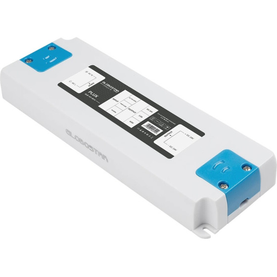 GloboStar Plux �����������/��������������� Class Ii Selv 60W 2.5A Ac 220-240V �� Dc 24V IP20 - ����� ��� - �18.5 x �6.4 x �2.2cm - 3 ������ ������� - (GLB-107-0014)