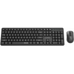 Gembird Silent Key Pro Business Wireless Desktop Set Us Layout Black - (KBS-WMS-01)