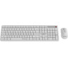 Gembird Silent Key Pro Business Wireless Desktop Set Us Layout White - (KBS-WMS-01-W)