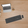 Gembird Slim Pro Business Wireless Desktop Set Us Layout Black - (KBS-WPS-01)