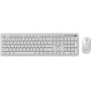 Gembird Slim Pro Business Wireless Desktop Set Us Layout White - (KBS-WPS-01-W)