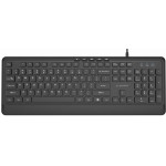 Gembird Slim Wired Multimedia Keyboard Us Layout Black - (KB-MCH-05)