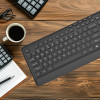 Gembird Slim Wired Multimedia Keyboard Us Layout Black - (KB-MCH-05)