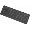 Gembird Slim Wired Multimedia Keyboard Us Layout Black - (KB-MCH-05)