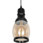 GloboStar Oliver Vintage �������� ��������� ������ �� ����� 1 x E27 Ac 220-240V IP20 - ���� & ����� - �14 x �14 x �30cm - (999-0188)