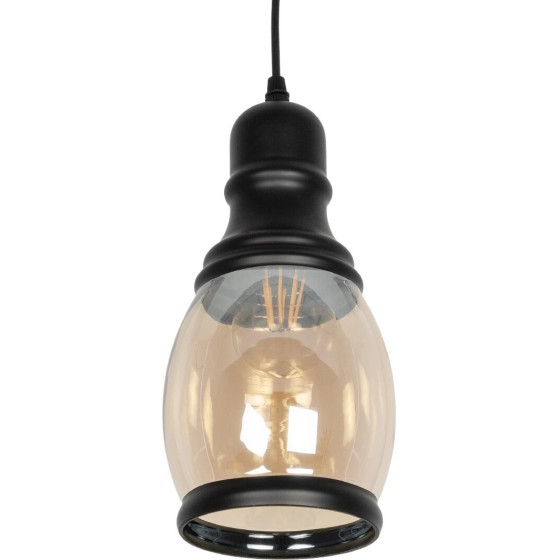 GloboStar Oliver Vintage �������� ��������� ������ �� ����� 1 x E27 Ac 220-240V IP20 - ���� & ����� - �14 x �14 x �30cm - (999-0188)
