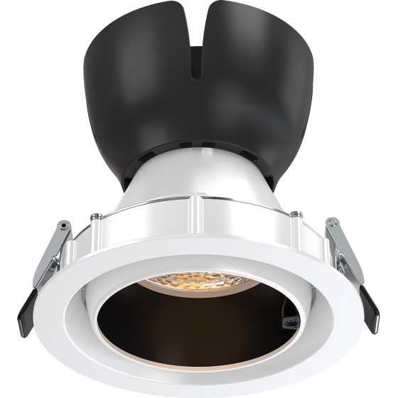 Aca Ai Luka Downlight Black Aluminum With Single Sensor & Bluetooth 15W Rgbw 220-240V 24� D120 x 115mm - (4GR009D25)