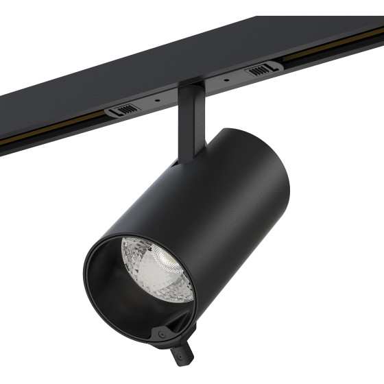 Aca Ai Meta Ii Magnetic Track Black Aluminum Spot With Dual Sensor & Bluetooth 15W Rgbw 45-48V 36� D70 x 135mm - (4TR096D82)