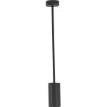 Aca Ai Meta Ii Pendant Black Aluminum Spot With Single Sensor & Bluetooth 30W Cct 220-240V 36� 80x160mmx803mm - (4TR097D07)
