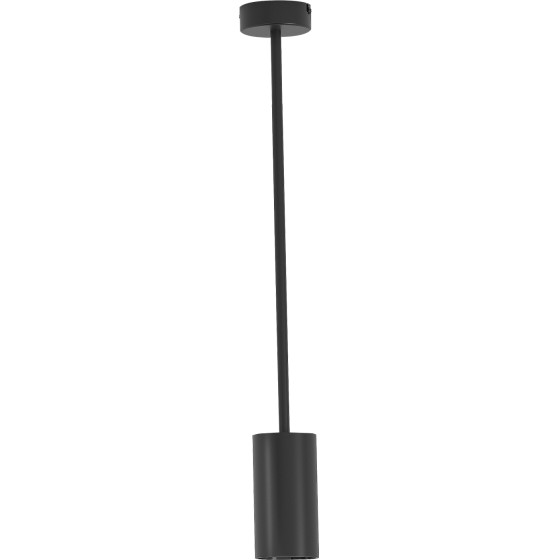 Aca Ai Meta Ii Pendant Black Aluminum Spot With Single Sensor & Bluetooth 30W Cct 220-240V 36� 80x160mmx803mm - (4TR097D07)
