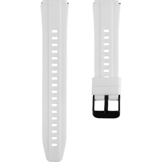 Tactical Quick Release Silicone Band 18mm White - (57983130365)
