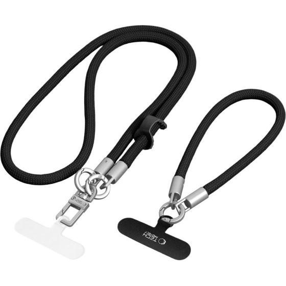 Tech-Protect C10S Rope Crossbody & Wrist BLACK/TITANIUM