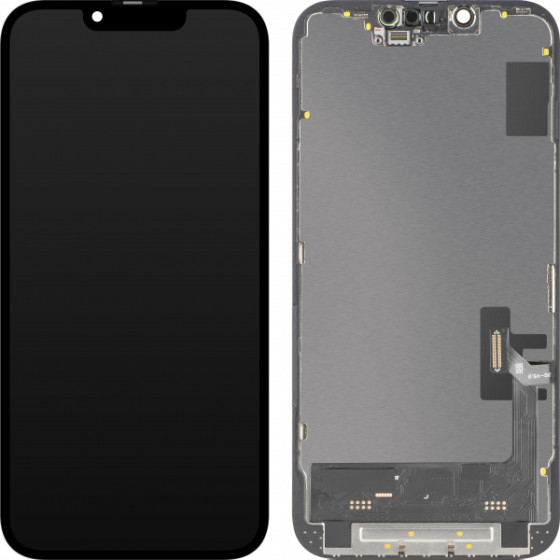 MP Lcd Display Module For Apple Iphone 14, Soft Oled Fhd 120Hz Ic Movable Version, Aftermarket, Black