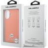 Karl Lagerfeld Case Apple Iphone 17, Pu K/C Heads Pins Magsafe /orange/ - KLHMP17S6PFKCLO