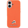 Karl Lagerfeld Case Apple Iphone 17, Pu K/C Heads Pins Magsafe /orange/ - KLHMP17S6PFKCLO