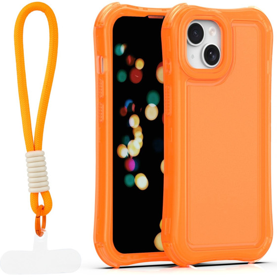 TFO Safepop Case With Strap For Iphone 14 6,1'' orange