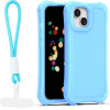 TFO Safepop Case With Strap For Iphone 15 6,1'' blue