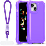 TFO Safepop Case With Strap For Iphone 15 6,1'' purple