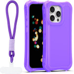 TFO Safepop Case With Strap For Iphone 15 Pro 6,1'' purple