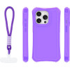 TFO Safepop Case With Strap For Iphone 15 Pro 6,1'' purple