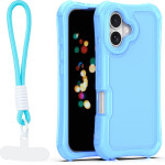 TFO Safepop Case With Strap For Iphone 16 6,1'' blue