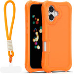 TFO Safepop Case With Strap For Iphone 16 6,1'' orange