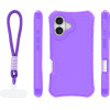 TFO Safepop Case With Strap For Iphone 16 6,1'' purple