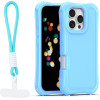 TFO Safepop Case With Strap For Iphone 16 Pro Max 6,9'' blue